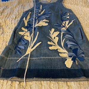 Holding Horses blue jean dress
